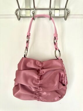 Pink Ruched Shoulder Bag - Stylish Women’s Handbag